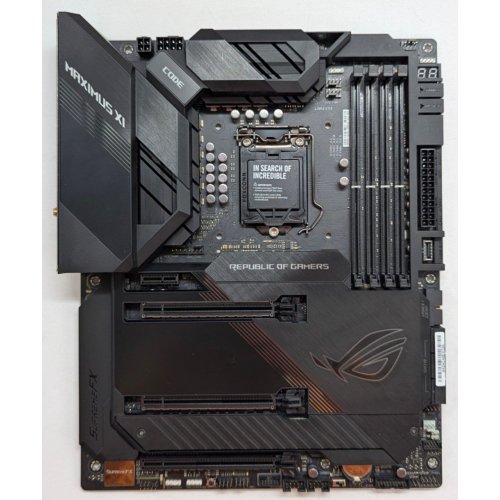Купить Материнская плата Asus ROG MAXIMUS XI CODE (s1151-V2, Intel Z390) (Восстановлено продавцом, 777932) с проверкой совместимости: обзор, характеристики, цена в Киеве, Днепре, Одессе, Харькове, Украине | интернет-магазин TELEMART.UA фото