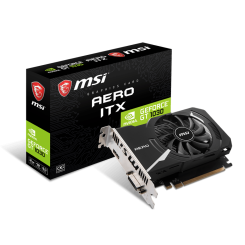 Видеокарта MSI GeForce GT 1030 AERO ITX OC 2048MB (GT 1030 AERO ITX 2GD4 OC) (Восстановлено продавцом, 778128)