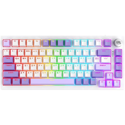 Купити Клавіатура Proove Gaming Coupe RGB Huano Kobe Wireless (WKCP00022402) White - ціна в Києві, Львові, Вінниці, Хмельницькому, Франківську, Україні | інтернет-магазин TELEMART.UA фото
