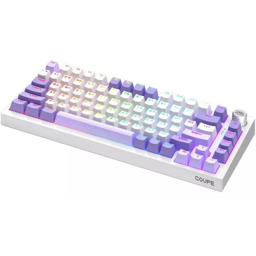 Купити Клавіатура Proove Gaming Coupe RGB Huano Kobe Wireless (WKCP00022402) White - ціна в Києві, Львові, Вінниці, Хмельницькому, Франківську, Україні | інтернет-магазин TELEMART.UA фото