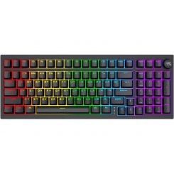 Клавиатура Proove Gaming Slicker Pro RGB Gateron G Pro 3.0 Yellow Wireless (WKSLP0022401) Black