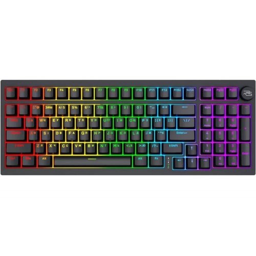 Клавіатура Proove Gaming Slicker Pro RGB Gateron G Pro 3.0 Yellow Wireless (WKSLP0022401) Black купити в Україні: Київ, Львів, Хмельницький, Тернопіль | Низька ціна, відгуки, характеристики від TELEMART фото