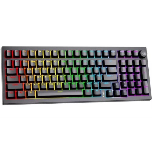 Клавіатура Proove Gaming Slicker Pro RGB Gateron G Pro 3.0 Yellow Wireless (WKSLP0022401) Black купити в Україні: Київ, Львів, Хмельницький, Тернопіль | Низька ціна, відгуки, характеристики від TELEMART фото