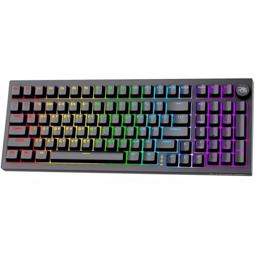 Клавіатура Proove Gaming Slicker Pro RGB Gateron G Pro 3.0 Yellow Wireless (WKSLP0022401) Black купити в Україні: Київ, Львів, Хмельницький, Тернопіль | Низька ціна, відгуки, характеристики від TELEMART фото