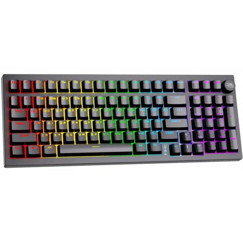 Купити Клавіатура Proove Gaming Slicker Pro RGB Gateron G Pro 3.0 Yellow Wireless (WKSLP0022401) Black - ціна в Києві, Львові, Вінниці, Хмельницькому, Франківську, Україні | інтернет-магазин TELEMART.UA фото