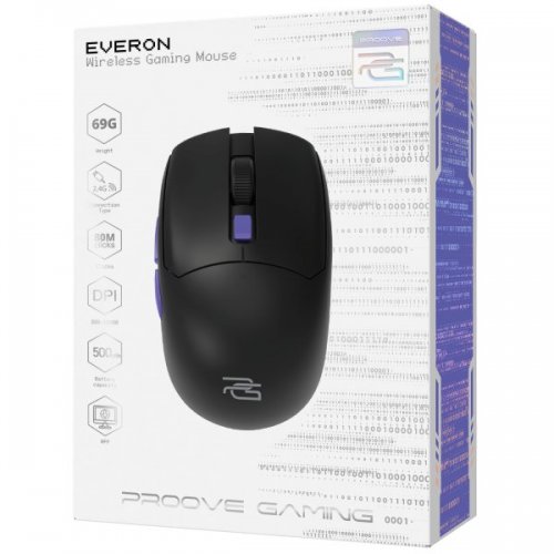 Купити Миша Proove Gaming Everon (WMEV00022001) Black - ціна в Києві, Львові, Вінниці, Хмельницькому, Франківську, Україні | інтернет-магазин TELEMART.UA фото