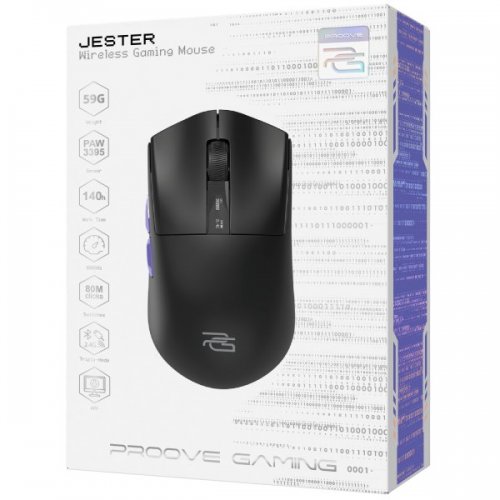 Купить Мышка Proove Gaming Jester 8K (WMJS00022001) Black - цена в Харькове, Киеве, Днепре, Одессе
в интернет-магазине Telemart фото