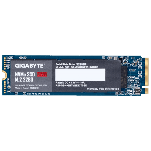 Купить Ssd-диск Gigabyte 512GB M.2 (2280 PCI-E) NVMe 1.3 (GP-GSM2NE3512GNTD) (Восстановлено продавцом, 778169) с проверкой совместимости: обзор, характеристики, цена в Киеве, Днепре, Одессе, Харькове, Украине | интернет-магазин TELEMART.UA фото