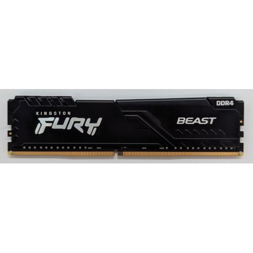 Озп Kingston DDR4 16GB 3200Mhz FURY Beast Black (KF432C16BB1/16) (Відновлено продавцем, 778176) купити з перевіркою сумісності: огляд, характеристики, ціна у Києві, Львові, Вінниці, Хмельницькому, Івано-Франківську, Україні | інтернет-магазин TELEMART.UA фото