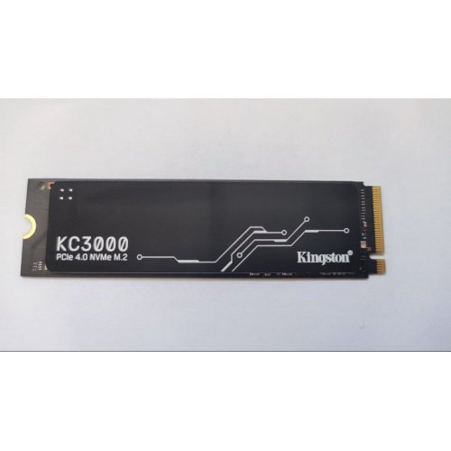 Уцінка ssd-диск Kingston KC3000 3D NAND TLC 1TB M.2 (2280 PCI-E) NVMe x4 (SKC3000S/1024G) (Сліди використання, 778201) купити з перевіркою сумісності: огляд, характеристики, ціна у Києві, Львові, Вінниці, Хмельницькому, Івано-Франківську, Україні | інтернет-магазин TELEMART.UA фото