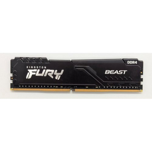 Купить Озу Kingston DDR4 16GB 3200Mhz FURY Beast Black (KF432C16BB1/16) (Восстановлено продавцом, 778202) с проверкой совместимости: обзор, характеристики, цена в Киеве, Днепре, Одессе, Харькове, Украине | интернет-магазин TELEMART.UA фото