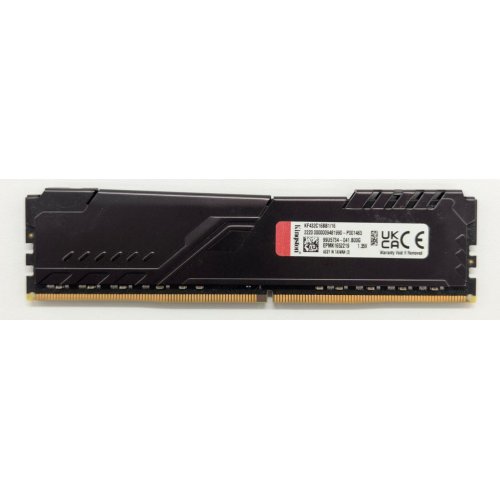 Купить Озу Kingston DDR4 16GB 3200Mhz FURY Beast Black (KF432C16BB1/16) (Восстановлено продавцом, 778202) с проверкой совместимости: обзор, характеристики, цена в Киеве, Днепре, Одессе, Харькове, Украине | интернет-магазин TELEMART.UA фото