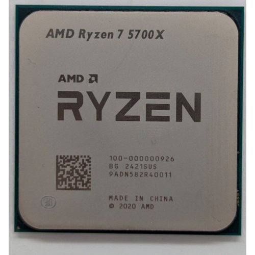 Купить Процессор AMD Ryzen 7 5700X 3.4(4.6)GHz 32MB sAM4 Tray (100-000000926) (Восстановлено продавцом, 778261) с проверкой совместимости: обзор, характеристики, цена в Киеве, Днепре, Одессе, Харькове, Украине | интернет-магазин TELEMART.UA фото