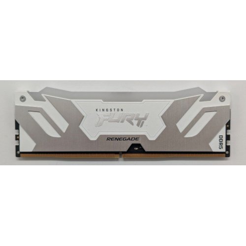 Купить Озу Kingston DDR5 32GB 6000Mhz FURY Renegade RGB White (KF560C32RWA-32) (Восстановлено продавцом, 778435) с проверкой совместимости: обзор, характеристики, цена в Киеве, Днепре, Одессе, Харькове, Украине | интернет-магазин TELEMART.UA фото
