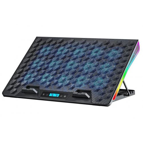 Купить Охлаждающая подставка для ноутбука GamePro CP1140 Black - цена в Харькове, Киеве, Днепре, Одессе
в интернет-магазине Telemart фото