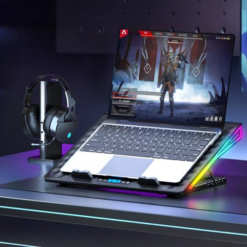 Купить Охлаждающая подставка для ноутбука GamePro CP1140 Black - цена в Харькове, Киеве, Днепре, Одессе
в интернет-магазине Telemart фото