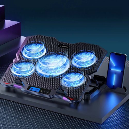 Купити Охолоджувальна підставка для ноутбука GamePro CP560 Black - ціна в Києві, Львові, Вінниці, Хмельницькому, Франківську, Україні | інтернет-магазин TELEMART.UA фото