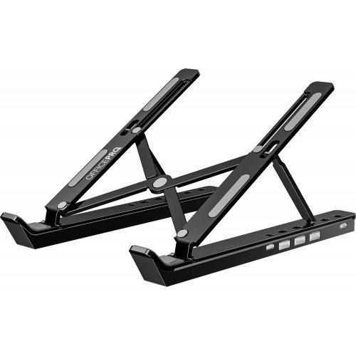 Купити Підставка для ноутбука OfficePro LS320HUB Black - ціна в Києві, Львові, Вінниці, Хмельницькому, Франківську, Україні | інтернет-магазин TELEMART.UA фото