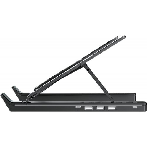 Купити Підставка для ноутбука OfficePro LS320HUB Black - ціна в Києві, Львові, Вінниці, Хмельницькому, Франківську, Україні | інтернет-магазин TELEMART.UA фото