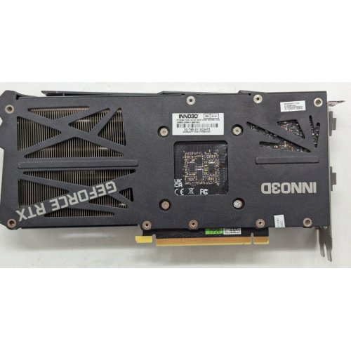 Купить Видеокарта Inno3D GeForce RTX 3060 Twin X2 OC 12288MB (N30602-12D6X-11902120H) LHR (Восстановлено продавцом, 778468) с проверкой совместимости: обзор, характеристики, цена в Киеве, Днепре, Одессе, Харькове, Украине | интернет-магазин TELEMART.UA фото