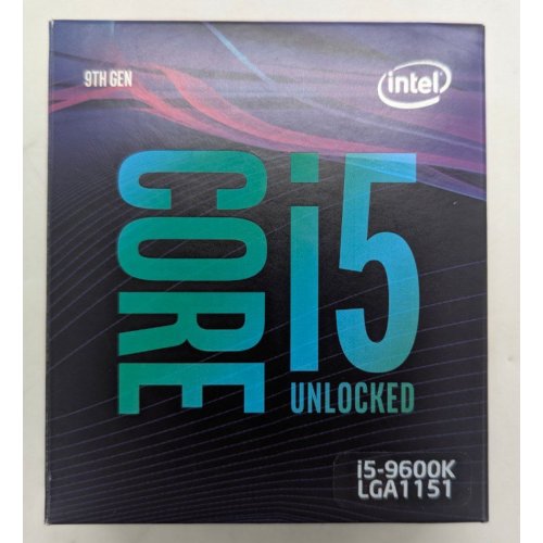 Купить Процессор Intel Core i5-9600K 3.7(4.6)GHz 9MB s1151 Box (BX80684I59600K) (Восстановлено продавцом, 778536) с проверкой совместимости: обзор, характеристики, цена в Киеве, Днепре, Одессе, Харькове, Украине | интернет-магазин TELEMART.UA фото