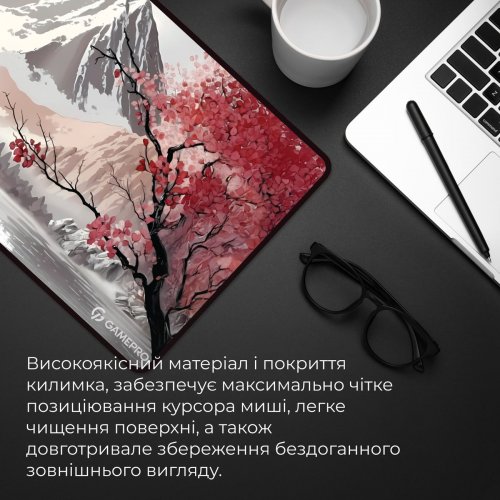 Купити Килимок для миші GamePro MP275JS Grey/Pink - ціна в Києві, Львові, Вінниці, Хмельницькому, Франківську, Україні | інтернет-магазин TELEMART.UA фото