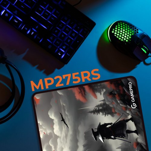 Купити Килимок для миші GamePro MP275RS Black/Red - ціна в Києві, Львові, Вінниці, Хмельницькому, Франківську, Україні | інтернет-магазин TELEMART.UA фото