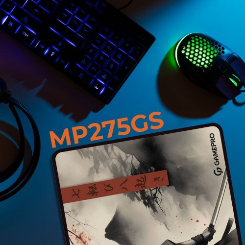 Купити Килимок для миші GamePro MP275GS Grey - ціна в Києві, Львові, Вінниці, Хмельницькому, Франківську, Україні | інтернет-магазин TELEMART.UA фото