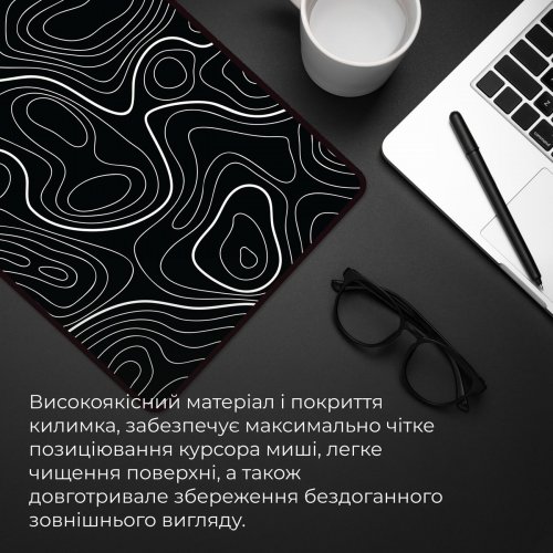 Купити Килимок для миші GamePro MP275AB Black - ціна в Києві, Львові, Вінниці, Хмельницькому, Франківську, Україні | інтернет-магазин TELEMART.UA фото