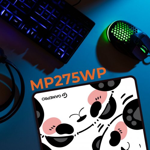 Купити Килимок для миші GamePro MP275WP Black/White - ціна в Києві, Львові, Вінниці, Хмельницькому, Франківську, Україні | інтернет-магазин TELEMART.UA фото