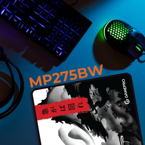 Купити Килимок для миші GamePro MP275BW Black/White - ціна в Києві, Львові, Вінниці, Хмельницькому, Франківську, Україні | інтернет-магазин TELEMART.UA фото