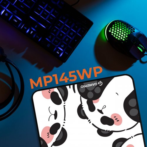 Купити Килимок для миші GamePro MP145WP Black/White - ціна в Києві, Львові, Вінниці, Хмельницькому, Франківську, Україні | інтернет-магазин TELEMART.UA фото