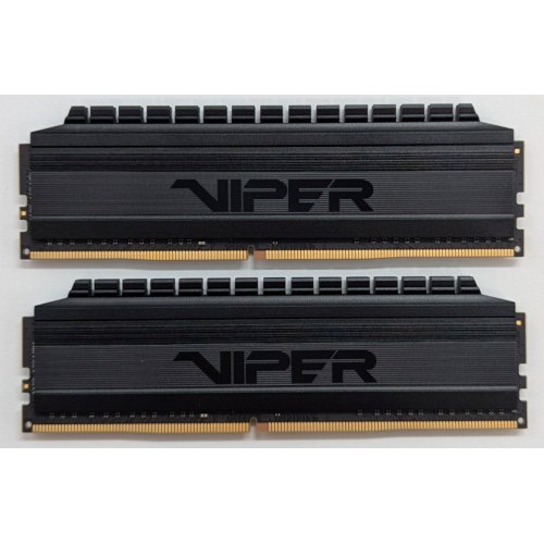 Озп Patriot DDR4 16GB (2x8GB) 3200Mhz Viper 4 Blackout (PVB416G320C6K) (Відновлено продавцем, 778616) купити з перевіркою сумісності: огляд, характеристики, ціна у Києві, Львові, Вінниці, Хмельницькому, Івано-Франківську, Україні | інтернет-магазин TELEMART.UA фото