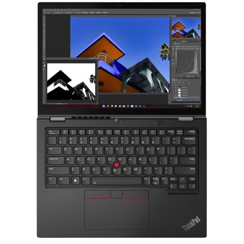 Купити Ноутбук Lenovo ThinkPad L13 Yoga G4 (21FSS0FT0K) Thunder Black - ціна в Києві, Львові, Вінниці, Хмельницькому, Франківську, Україні | інтернет-магазин TELEMART.UA фото