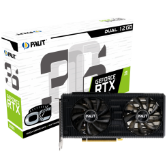Видеокарта Palit GeForce RTX 3060 Dual OC 12288MB (NE63060T19K9-190AD) (Восстановлено продавцом, 778935)
