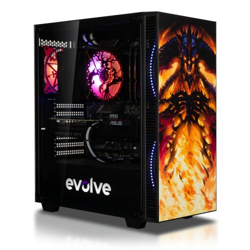 Купити Комп'ютер EVOLVE SpecialPart Diablo PC (EVSP-DPCR750FN507-D532S1TBK) Black - ціна в Києві, Львові, Вінниці, Хмельницькому, Франківську, Україні | інтернет-магазин TELEMART.UA фото