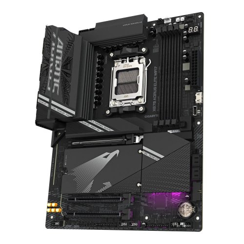 Уцінка материнська плата Gigabyte X870 AORUS ELITE WIFI7 (sAM5, AMD X870) (Сліди використання, 778937) купити з перевіркою сумісності: огляд, характеристики, ціна у Києві, Львові, Вінниці, Хмельницькому, Івано-Франківську, Україні | інтернет-магазин TELEMART.UA фото