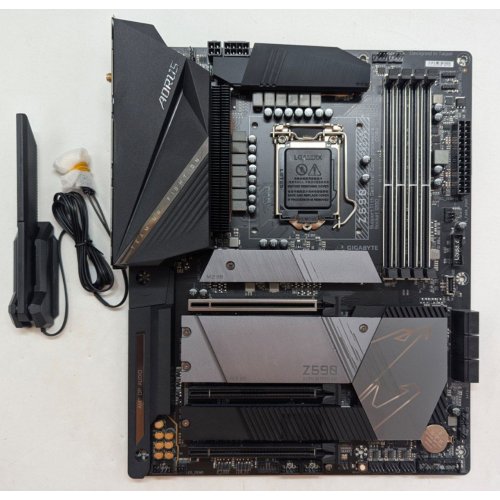 Материнська плата Gigabyte Z590 AORUS PRO AX (s1200, Intel Z590) (Відновлено продавцем, 778947) купити з перевіркою сумісності: огляд, характеристики, ціна у Києві, Львові, Вінниці, Хмельницькому, Івано-Франківську, Україні | інтернет-магазин TELEMART.UA фото
