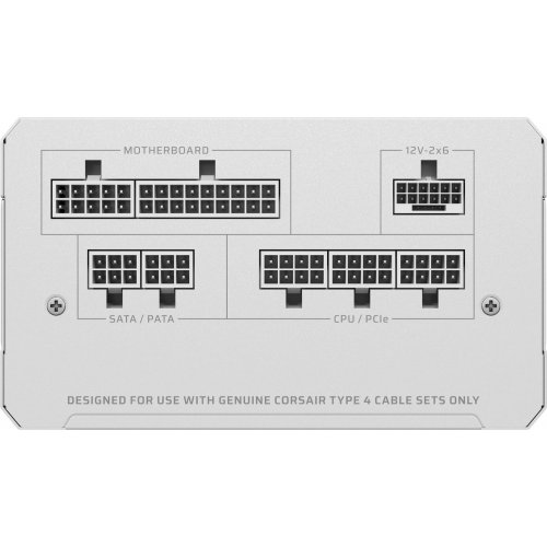 Купить Блок питания Corsair RM850e PCIE5 850W (CP-9020293-EU) White с проверкой совместимости: обзор, характеристики, цена в Киеве, Днепре, Одессе, Харькове, Украине | интернет-магазин TELEMART.UA фото