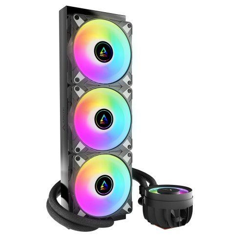 Уцінка готова сво Arctic Liquid Freezer III 360 A-RGB (ACFRE00144A) Black (Сліди встановлення, 778974) купити з перевіркою сумісності: огляд, характеристики, ціна у Києві, Львові, Вінниці, Хмельницькому, Івано-Франківську, Україні | інтернет-магазин TELEMART.UA фото