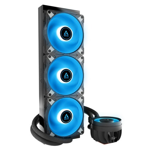 Уцінка готова сво Arctic Liquid Freezer III 360 A-RGB (ACFRE00144A) Black (Сліди встановлення, 778974) купити з перевіркою сумісності: огляд, характеристики, ціна у Києві, Львові, Вінниці, Хмельницькому, Івано-Франківську, Україні | інтернет-магазин TELEMART.UA фото