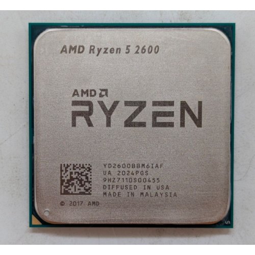 Купить Процессор AMD Ryzen 5 2600 3.4(3.9)GHz 16MB sAM4 Multipack (YD2600BBAFMPK) (Восстановлено продавцом, 779168) с проверкой совместимости: обзор, характеристики, цена в Киеве, Днепре, Одессе, Харькове, Украине | интернет-магазин TELEMART.UA фото