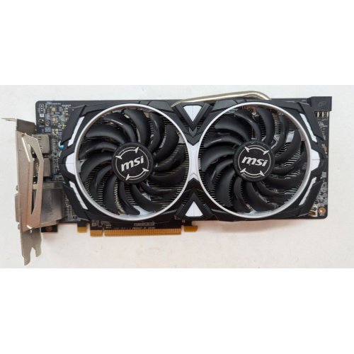 Купить Видеокарта MSI Radeon RX 580 ARMOR OC 4096MB (RX 580 ARMOR 4G OC) (Восстановлено продавцом, 779203) с проверкой совместимости: обзор, характеристики, цена в Киеве, Днепре, Одессе, Харькове, Украине | интернет-магазин TELEMART.UA фото