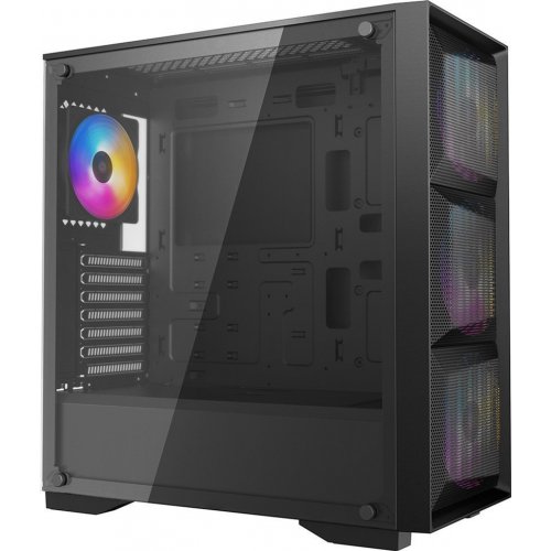 Купить Корпус Deepcool MATREXX 50 MESH 4FS Tempered Glass без БП (DP-ATX-MATREXX50-MESH-4FS) Black (Восстановлено продавцом, 779234) с проверкой совместимости: обзор, характеристики, цена в Киеве, Днепре, Одессе, Харькове, Украине | интернет-магазин TELEMART.UA фото