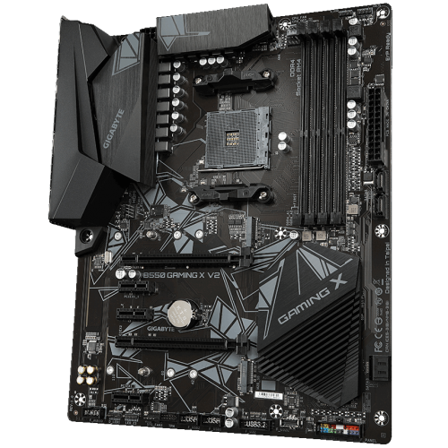 Купить Уценка материнская плата Gigabyte B550 GAMING X V2 (sAM4, AMD B550) (Следы установки, 779258) с проверкой совместимости: обзор, характеристики, цена в Киеве, Днепре, Одессе, Харькове, Украине | интернет-магазин TELEMART.UA фото