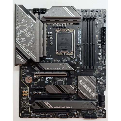 Материнська плата MSI Z790 GAMING PLUS WIFI (s1700, Intel Z790) (Відновлено продавцем, 779364) купити з перевіркою сумісності: огляд, характеристики, ціна у Києві, Львові, Вінниці, Хмельницькому, Івано-Франківську, Україні | інтернет-магазин TELEMART.UA фото