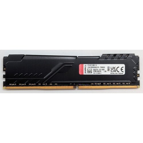Купить Озу Kingston DDR4 16GB 3200Mhz FURY Beast Black (KF432C16BB1/16) (Восстановлено продавцом, 779379) с проверкой совместимости: обзор, характеристики, цена в Киеве, Днепре, Одессе, Харькове, Украине | интернет-магазин TELEMART.UA фото