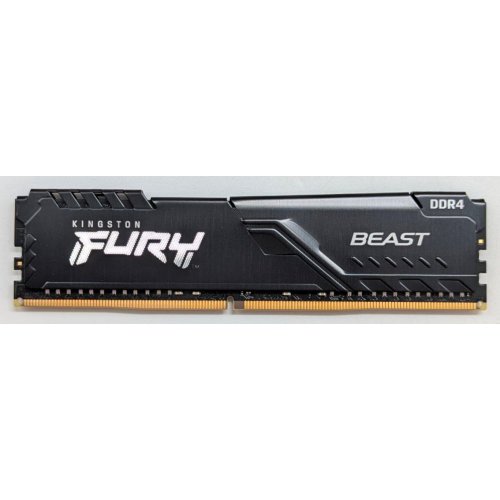 Озп Kingston DDR4 16GB 3200Mhz FURY Beast Black (KF432C16BB1/16) (Відновлено продавцем, 779380) купити з перевіркою сумісності: огляд, характеристики, ціна у Києві, Львові, Вінниці, Хмельницькому, Івано-Франківську, Україні | інтернет-магазин TELEMART.UA фото