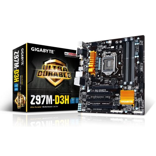 Купить Материнская плата Gigabyte GA-Z97M-D3H (s1150, Intel Z97) (Восстановлено продавцом, 779384) с проверкой совместимости: обзор, характеристики, цена в Киеве, Днепре, Одессе, Харькове, Украине | интернет-магазин TELEMART.UA фото