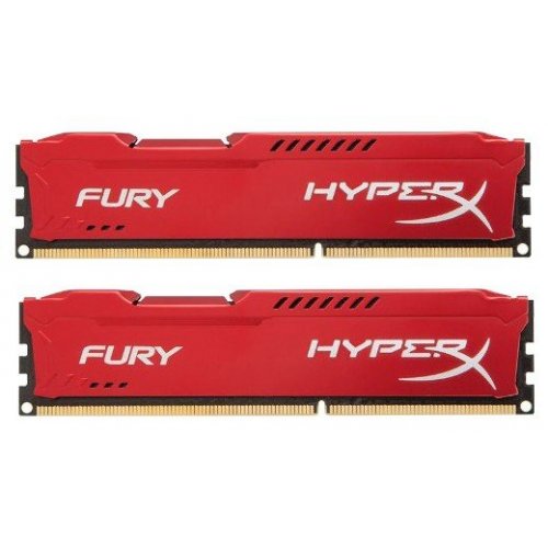 Купить Озу HyperX DDR3 8GB (2x4GB) 1600MHz FURY Red (HX316C10FRK2/8) (Восстановлено продавцом, 779385) с проверкой совместимости: обзор, характеристики, цена в Киеве, Днепре, Одессе, Харькове, Украине | интернет-магазин TELEMART.UA фото